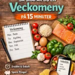 Billig Veckomatsedel: 7 Middagar Under Budget