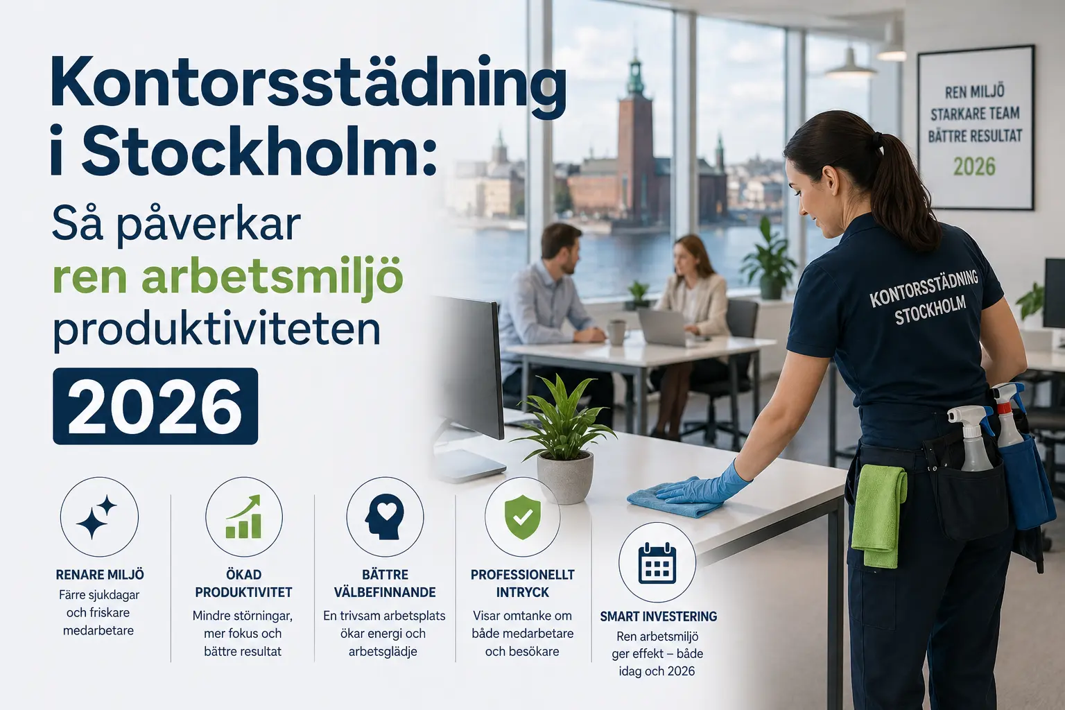 Kontorsstädning i Stockholm